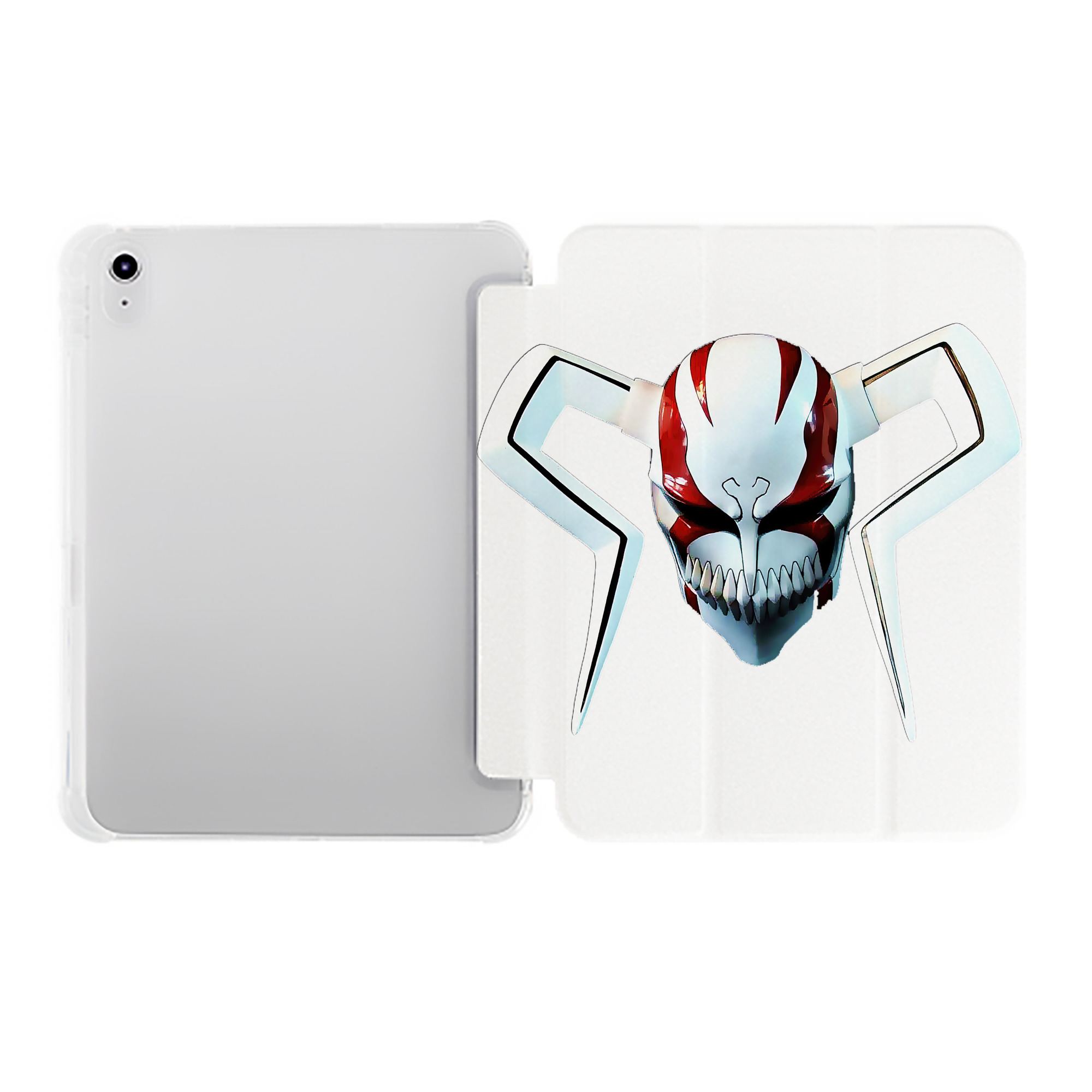 （画像用） ブリーチ 黒崎一護（くろさき いちご）BLEACH Kurosaki Ichigo IPad ケース ペン収納付き 三つ折りスタンド PUレザー×シリコン 対応機種9.5/10.5/10.9インチ